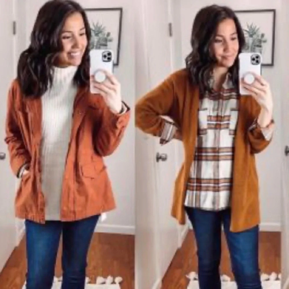 Universal Thread Rust Utility Jacket - Picture 2 of 15